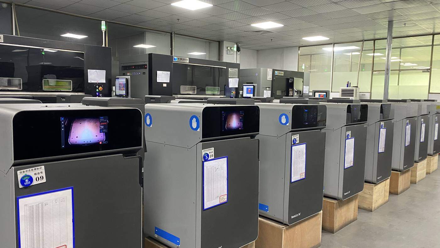 Wide view of Primofort's production floor